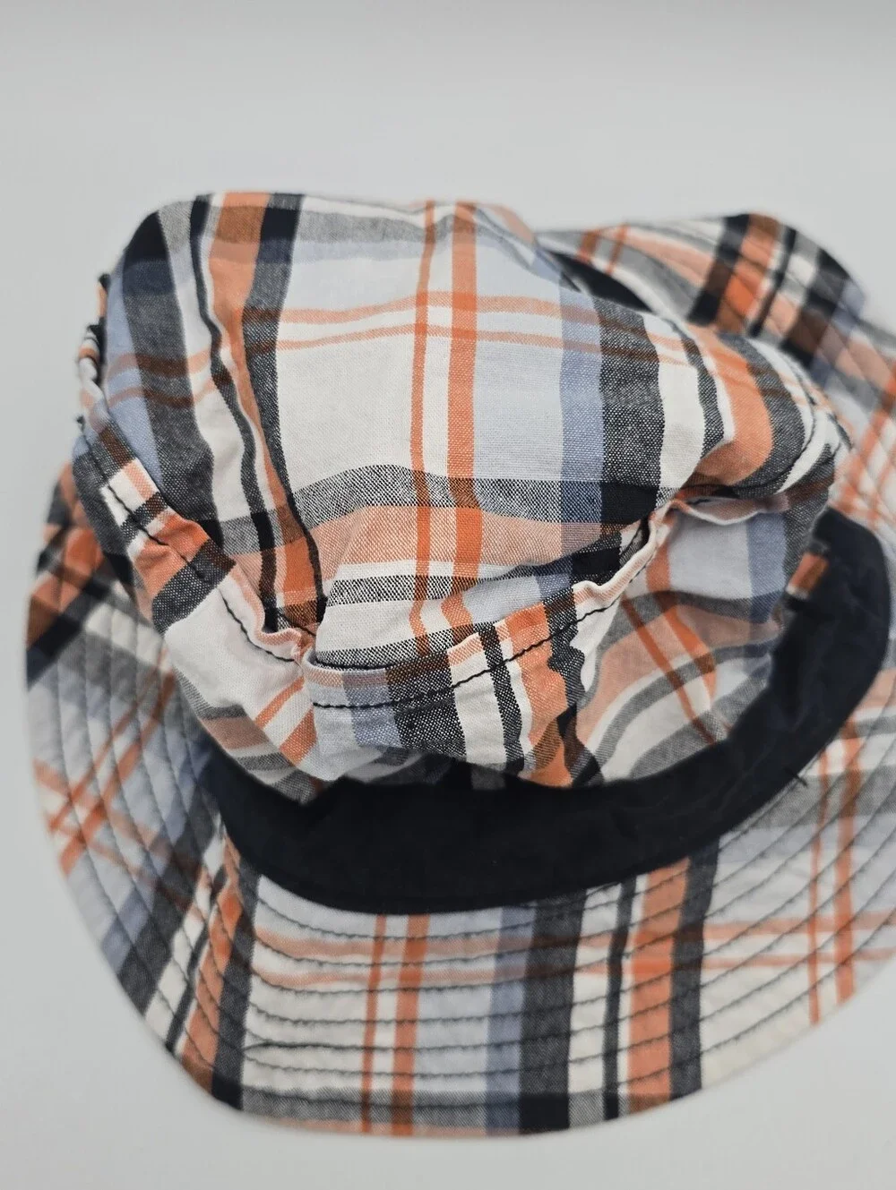 Kids Gymboree Plaid Cotton Bucket Hat Size 5-7